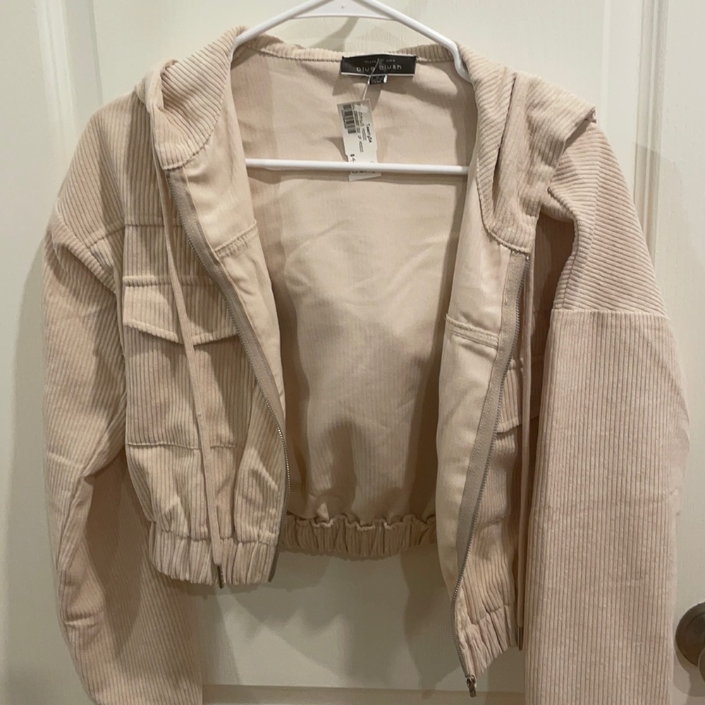 Pink corduroy jacket